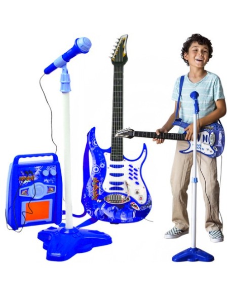 Elektrinė gitara+mikrofonas+dangaus stiprintuvas 22409
