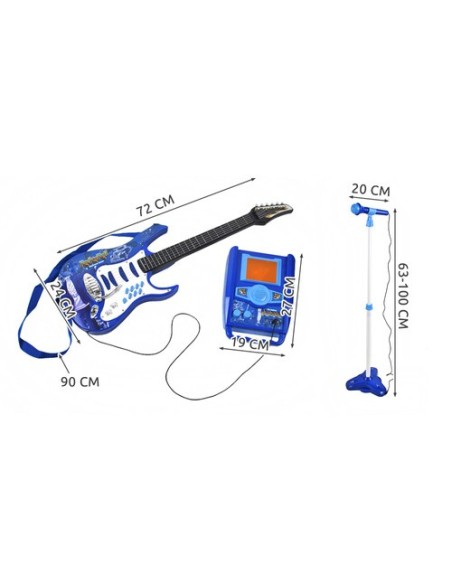 Elektrinė gitara+mikrofonas+dangaus stiprintuvas 22409