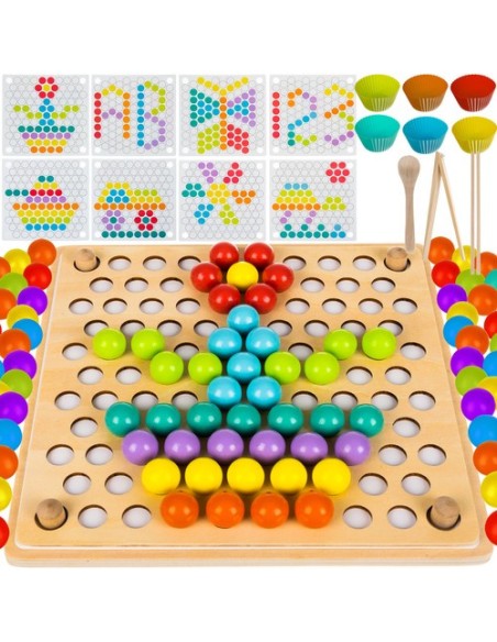 Medinių karoliukų dėlionė 22403