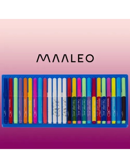 Markerių rinkinys - 25vnt Maaleo 23201