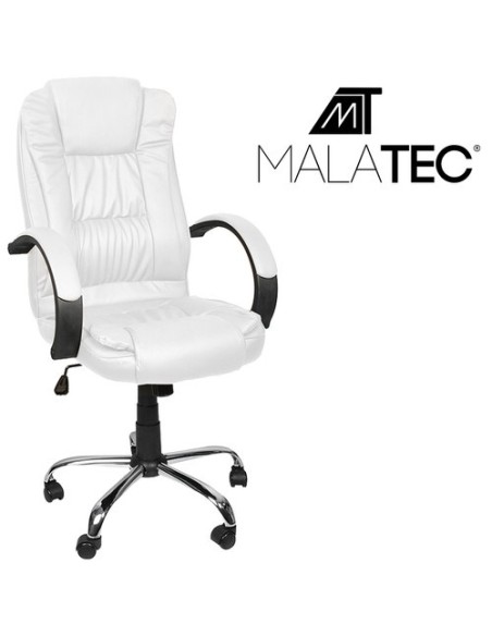 Biuro kėdė, eko oda, balta, Malatec 23240 Biuro kėdė, eko oda, balta, Malatec 23240