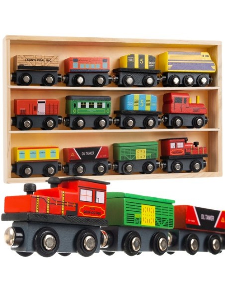 Medinis geležinkelis - 12 vnt. Kruzelis 23522