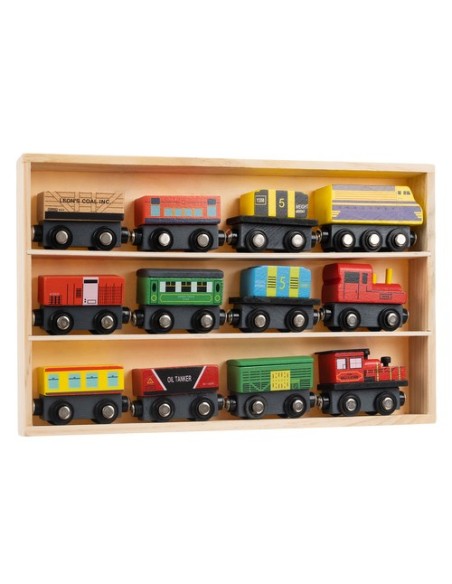 Medinis geležinkelis - 12 vnt. Kruzelis 23522