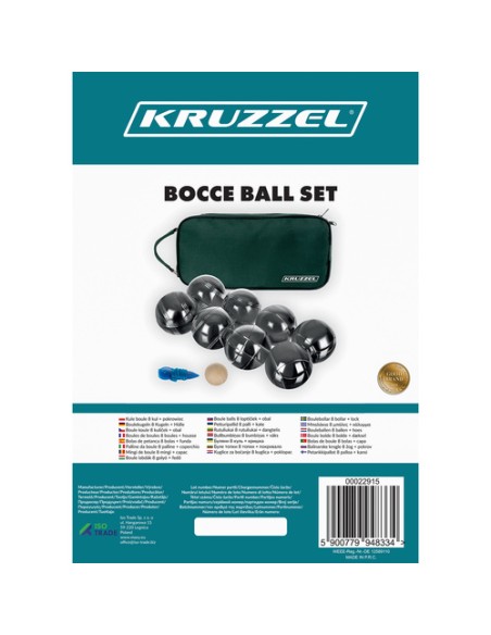 Rutuliukai 8 rutuliukai + dangtelis KRUZZEL 22915