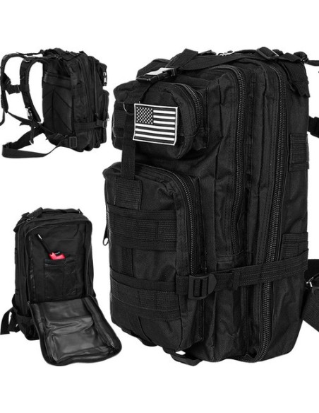 Maža juoda turistinė kuprinė 23089