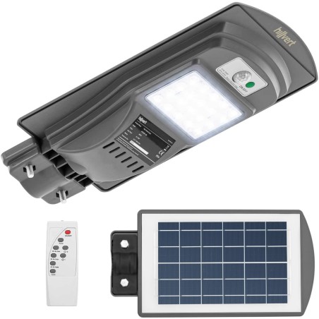 Saulės gatvių šviestuvas su judesio ir prieblandos jutikliu 20 x LED 100 W PILOT Saulės gatvių šviestuvas su judesio ir prieblandos jutikliu 20 x LED 100 W PILOT