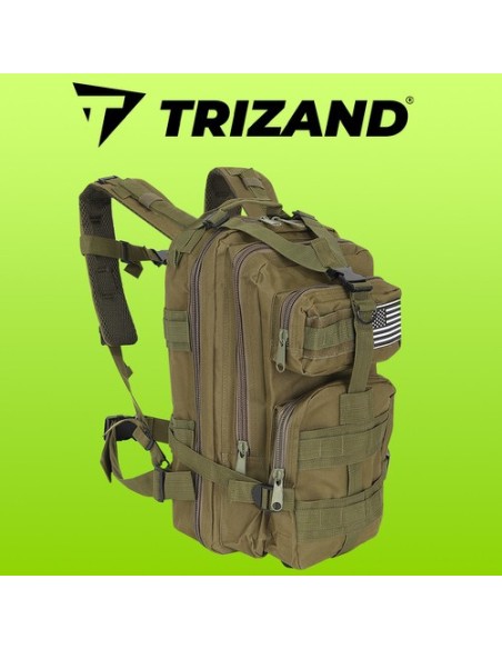 Žalia maža turistinė kuprinė 23243