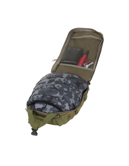 Žalia maža turistinė kuprinė 23243