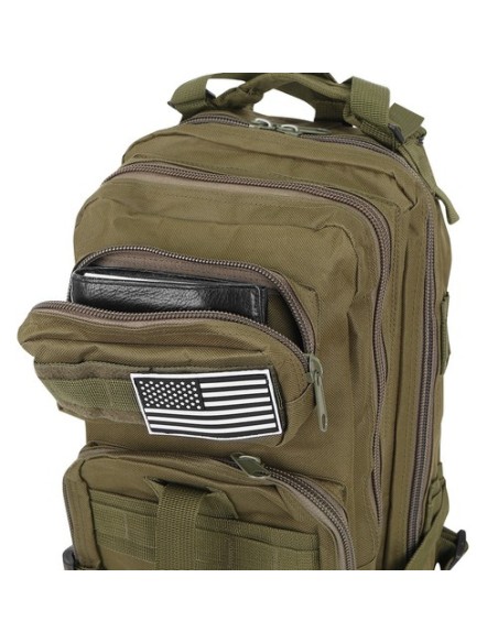 Žalia maža turistinė kuprinė 23243