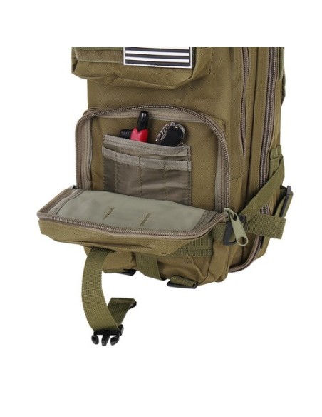 Žalia maža turistinė kuprinė 23243