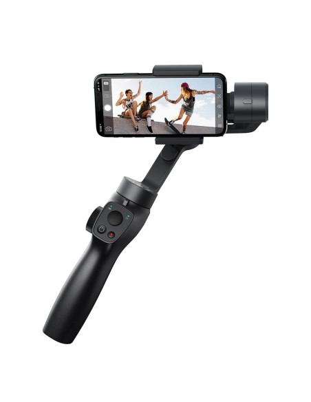 Gimbal išmaniojo telefono rankiniam 3 ašių vaizdo stabilizatorius pilkas Gimbal išmaniojo telefono rankiniam 3 ašių vaizdo stabilizatorius pilkas