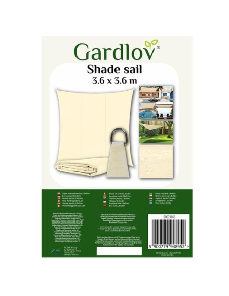 Šešėlinė burė 3,6x3,6 m Gardlov 23165