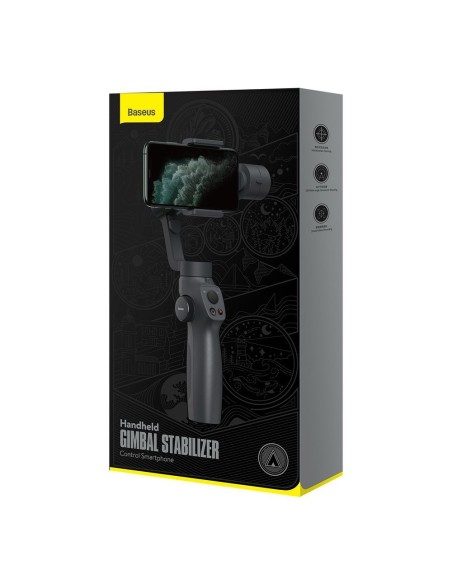 Gimbal išmaniojo telefono rankiniam 3 ašių vaizdo stabilizatorius pilkas Gimbal išmaniojo telefono rankiniam 3 ašių vaizdo stabilizatorius pilkas