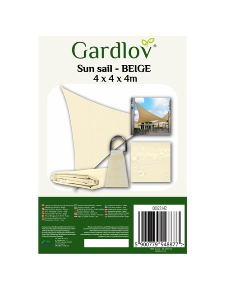 Šešėlių burė 4x4x4 smėlio spalvos Gardlov 23142