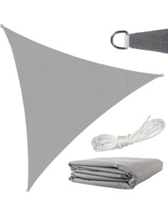 Šešėlinė burė 3x3x3m pilka Gardlov 23147