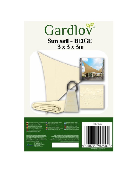 Burė nuo saulės 3x3x3 smėlio spalvos Gardlov 23146