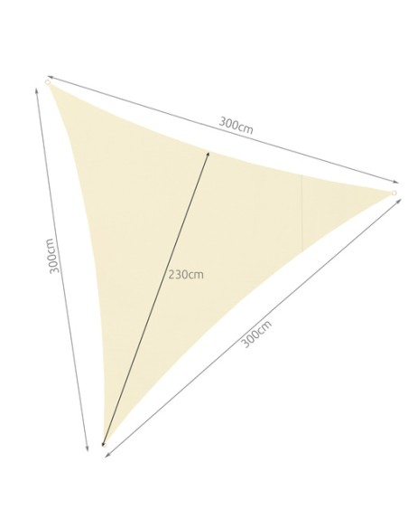 Burė nuo saulės 3x3x3 smėlio spalvos Gardlov 23146
