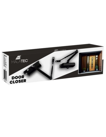 Durų pritraukėjas, juodas, 40-60kg, Malatec 23598