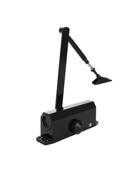 Durų pritraukėjas, juodas, 40-60kg, Malatec 23598