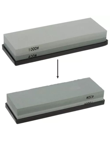 Virtuvinių peilių, kaltų, vandens akmens galandimo akmuo + dirželis RUHHY 23763