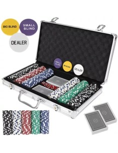 Pokeris – 300 žetonų rinkinys HQ 23528 dėkle