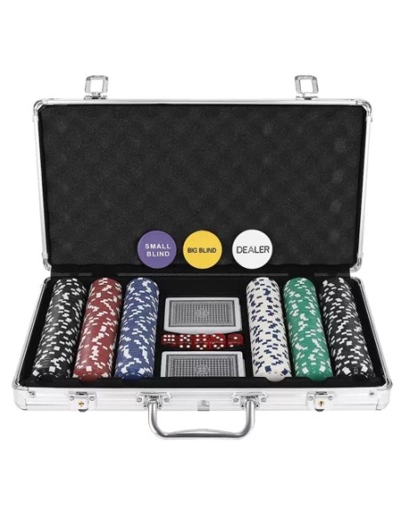 Pokeris – 300 žetonų rinkinys HQ 23528 dėkle