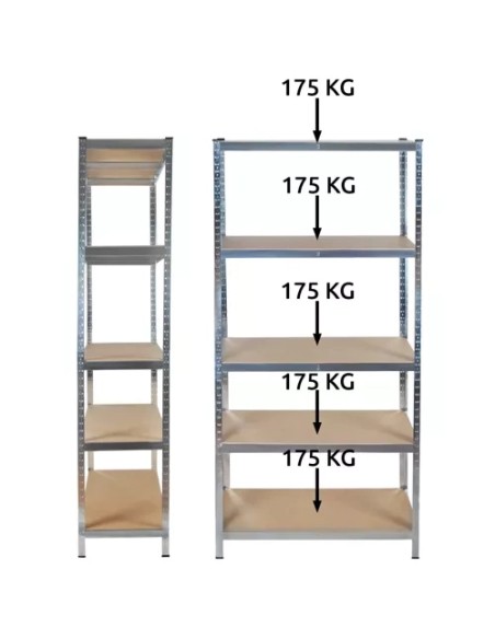 Sandėlio lentyna 220x100x45 Malatec 23766