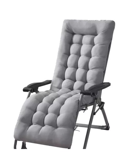 Dygsniuota pagalvėlė sodo gultui, pilka 23490