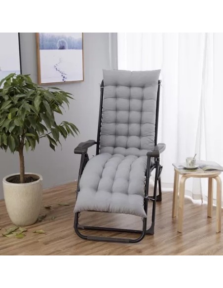 Dygsniuota pagalvėlė sodo gultui, pilka 23490