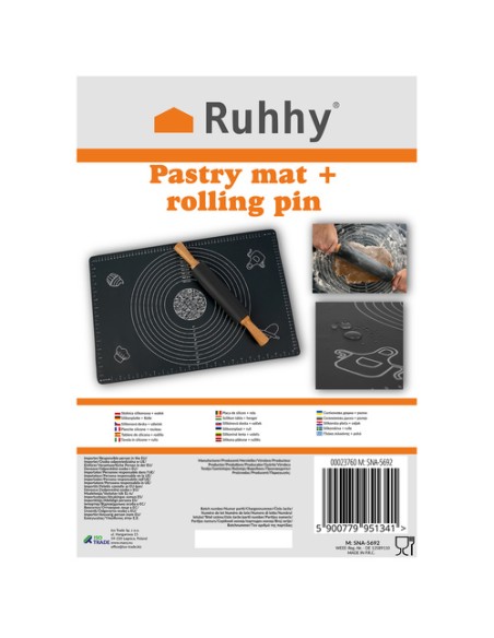Silikono plokštė + Ruhhy 23760 volelis