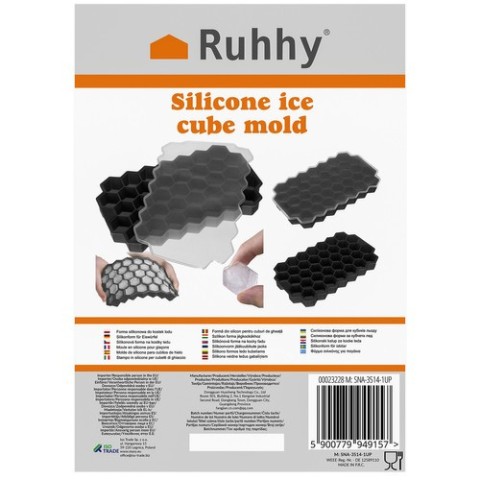 Ruhhy 23228 silikoninė ledo kubelių formelė