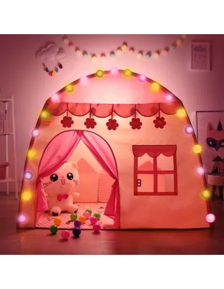 Vaikiška palapinė NAMAI + žibintai 23472