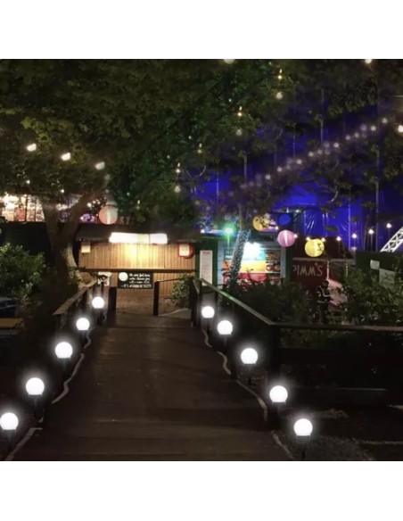 Saulės sodo šviestuvas - rutulinis, rinkinyje 6 vnt. 23562