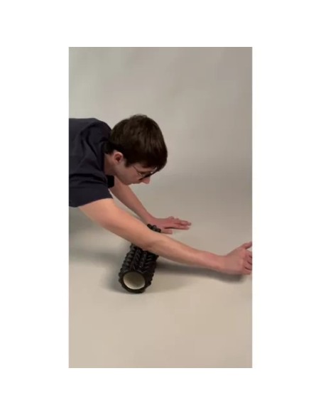 Roller joga - masažinis volelis (juodas) 23570