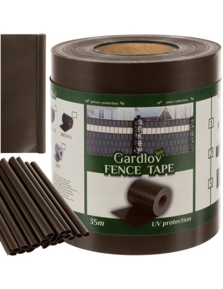 Tvoros juosta 19cmx35m 630g/ m2 ruda 23707