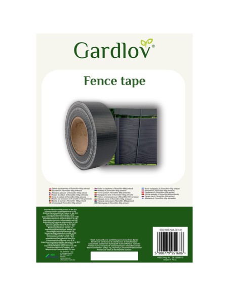 Tvoros juosta 4,75cmx35m 450g antracitas 23910