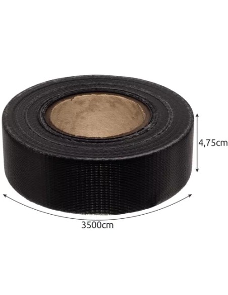 Tvoros juosta 4,75cmx35m 450g antracitas 23910