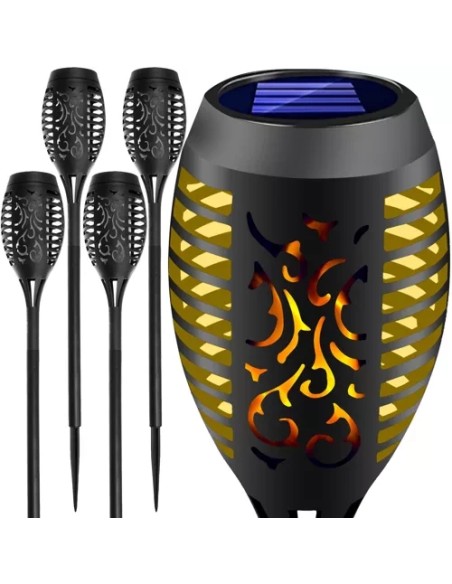 Saulės sodo lempa - žibintuvėlis, rinkinys 4, 23560