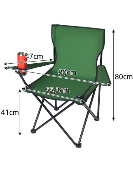 Žalia žvejybos kėdė K23676