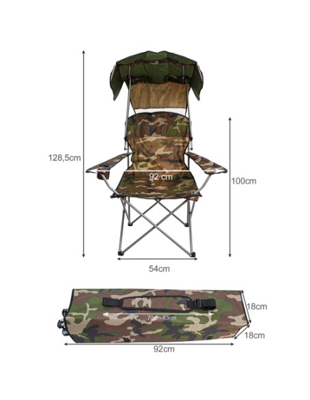 Žvejybos kėdė "Panama" camo 23672