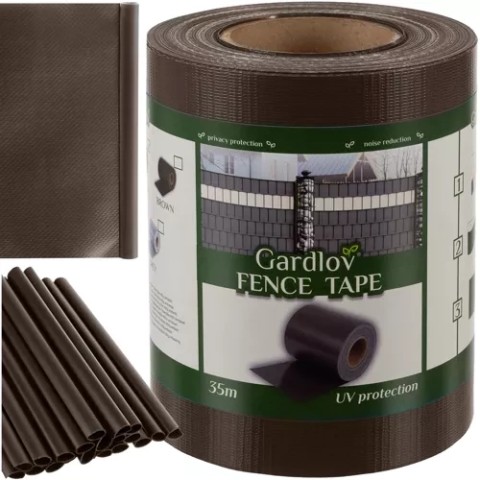 Tvoros juosta 19cmx35m 450g/ m2 ruda 23702