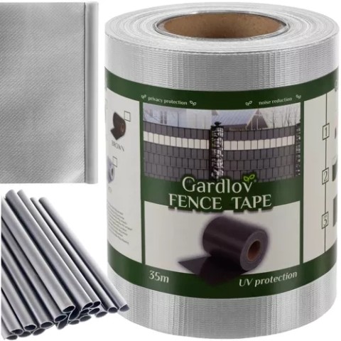Tvoros juosta 19cmx35m 450g/ m2 pilka 23697