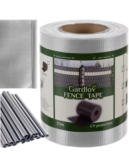 Tvoros juosta 19cmx35m 450g/ m2 pilka 23697