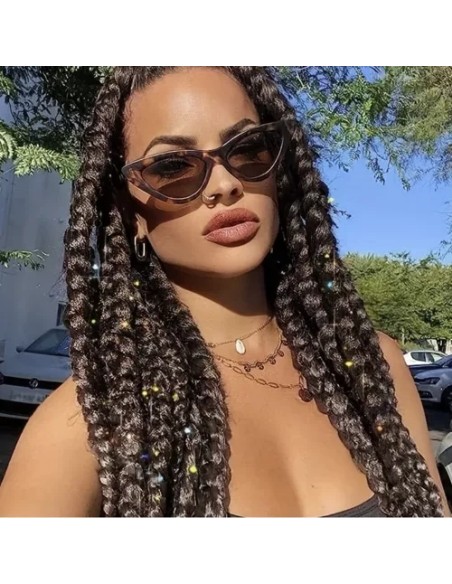 Sintetinės plaukų pynės rudos Soulima 23567