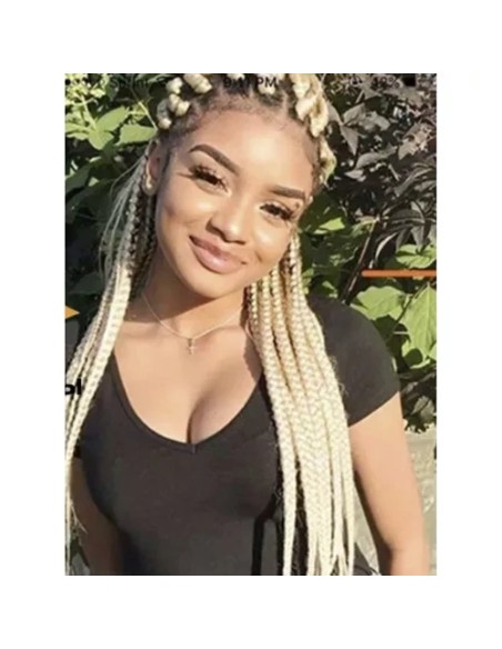 Sintetinės plaukų kasos blondinė Soulima 23556