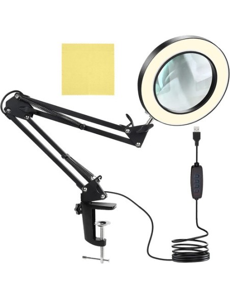 Didinamasis stiklas – juodas Izoxis 23893