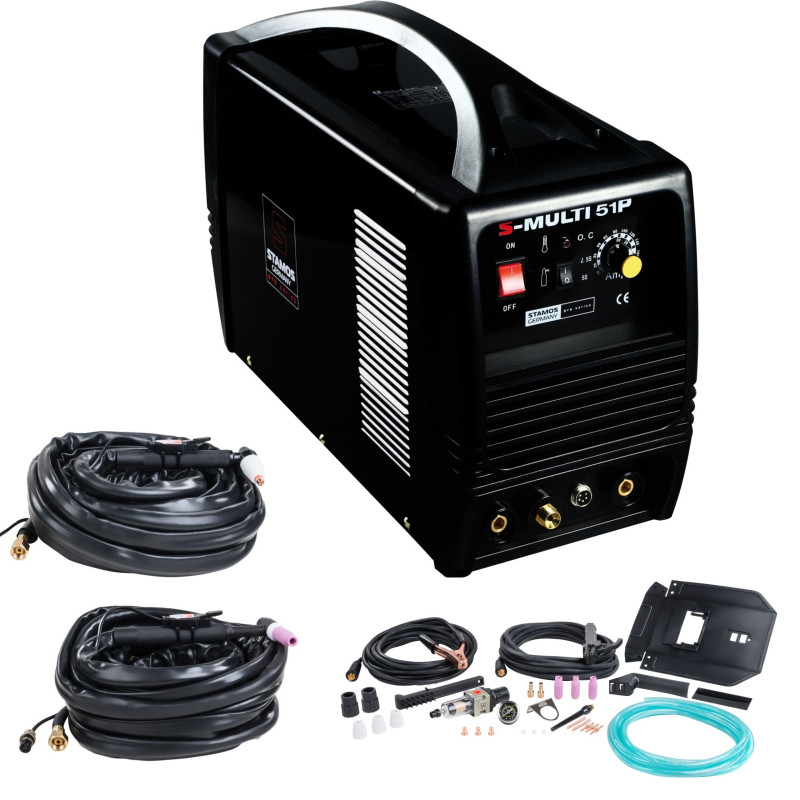 Daugiafunkcis įrenginys S-MULTI 51P TIG+MMA+PLAZMA PRO SERIES 180A
