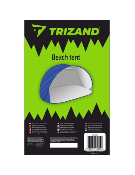 Paplūdimio palapinė 220x120x100cm Trizand 23862