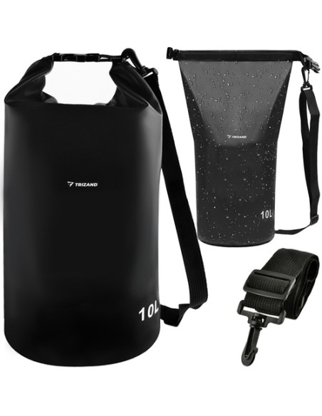 Neperšlampamas maišelis 10L juodas 23565