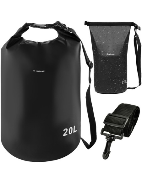 Neperšlampamas maišelis 20L juodas 23566